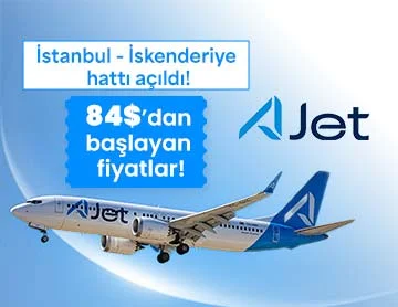 AJet ile 84$’dan Başlayan Fiyatlarla İskenderiye Hattı Açıldı!